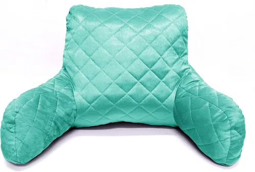Vista 7 de Home Soft Things DO-IT-Yourself - Funda de almohada acolchada de terciopelo para lectura y relleno, respaldo para tumbona y reposabrazos
