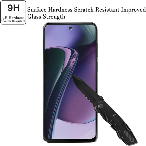 Vista 3 de Protectores de pantalla para Motorola Moto G 5G 2025 (paquete de 3), película de vidrio templado 9H para Motorola Moto G 5G 2025, antiarañazos