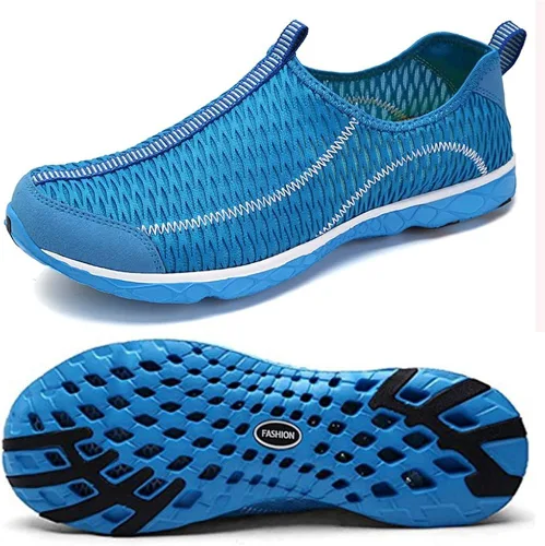 Vista 7 de Zapatos de agua para mujeres y hombres, zapatos de playa, zapatos de natación, zapatos descalzos, zapatos de senderismo, surf y caminar
