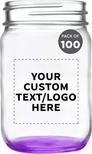 Vista 50 de DISCOUNT PROMOS Juego de 10 tarros de albañil decorativos, 12 onzas, texto personalizable, logotipo, enlatado, tapa de aluminio, color negro