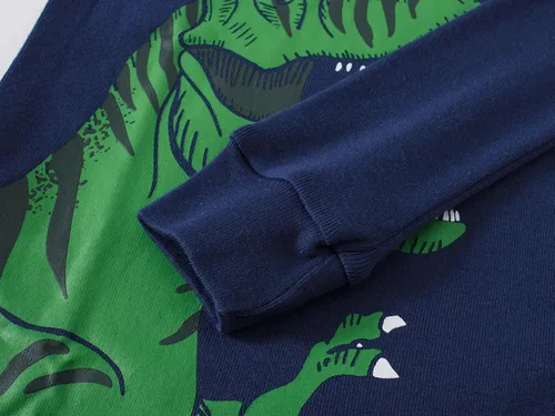 Vista 4 de Dolphin&Fish Pijama completa de manga larga para niños y niñas