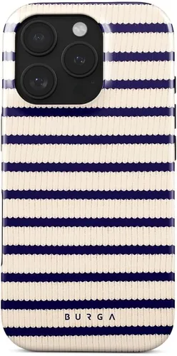 Vista 32 de BURGA - Funda p/teléfono compatible con iPhone 13 Pro, carcasa rígida híbrida de 2 capas + Funda protectora de silicona, almendras latte a lunares