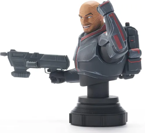 Vista 2 de Diamond Select Toys Star Wars The Clone Wars: Wrecker - Busto a escala 1:7, multicolor, 7 pulgadas