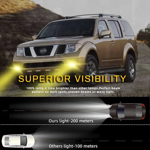 Vista 6 de Luces antiniebla compatibles con Nissan Frontier 2005-2009 2005-2012 Nissan Pathfinder parachoques conducción faros antiniebla con interruptor