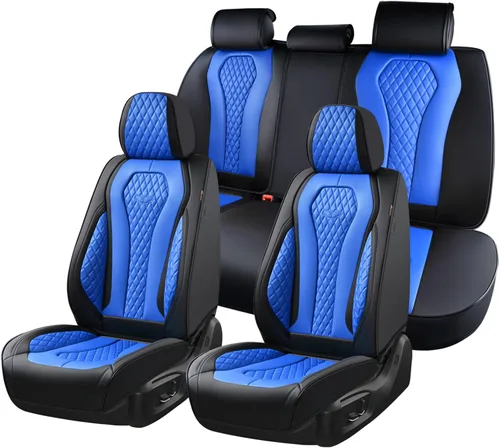 Vista 33 de Coverado Fundas de asiento de automóvil, fundas de asiento delantero, funda de asiento de coche beige, fundas impermeables para asiento