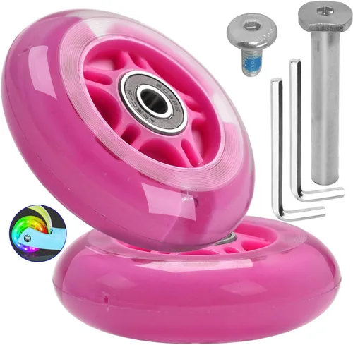Vista 9 de Juego de tornillos de 3.150 in x 0.945 in, rueda trasera flash M8x65mm para plegable Micro Mini de 3 ruedas para niños, scooter, herramienta de Negro
