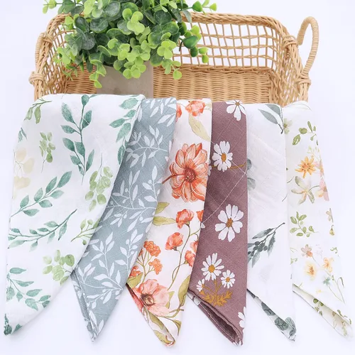Vista 7 de LifeTree Toallas de muselina para bebé, paquete de 6 paños de lavado unisex para niños y niñas, 70% viscosa de bambú y 30% algodón, toallas de baño
