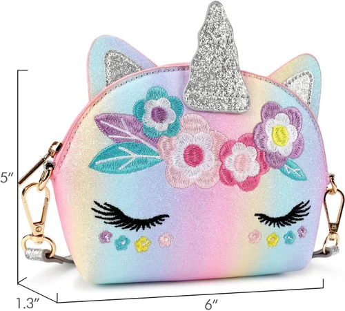 Vista 4 de Mibasies - Regalos de unicornio - Bolsa para niñas.