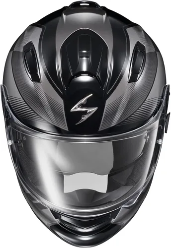Vista 3 de ScorpionEXO Ryzer - Casco integral de motocicleta con visera Pinlock Ready con bolsillos para altavoz integrados, aprobado por DOT ECE