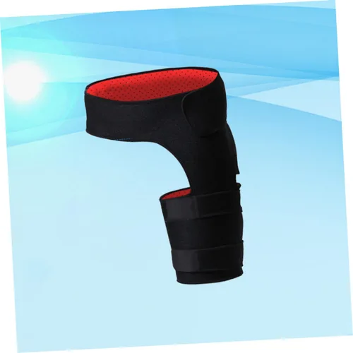Vista 8 de NOLITOY Soporte de compresión de cadera Soporte ajustable para cadera Protector de cadera Manga de isquiotibial Manga de la ingle Muslo