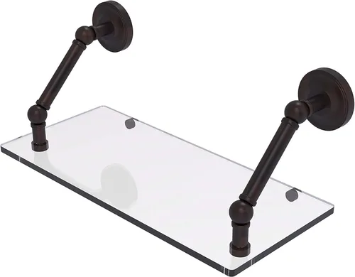 Vista 42 de Allied Brass PR-1/22-ORB Pr - Estante de vidrio con bordes biselados de 1 pulgada, 22 pulgadas, bronce aceitado