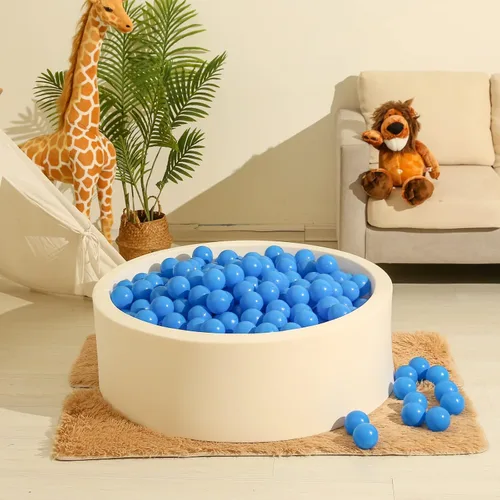 Vista 2 de Realhaha Large Plastic Balls for Ball Pit Kid Playball 50/100count 2.76inch Large Ball Pit Balls for Baby Kids Non Toxic Crushproof Bpa-free