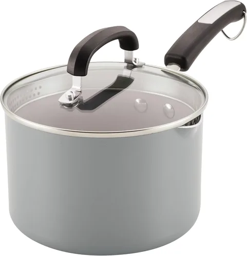 Vista 8 de Sartén antiadherente de cerámica EcoAdvantage de Farberware, 10 pulgadas, Aqua Aguamarina