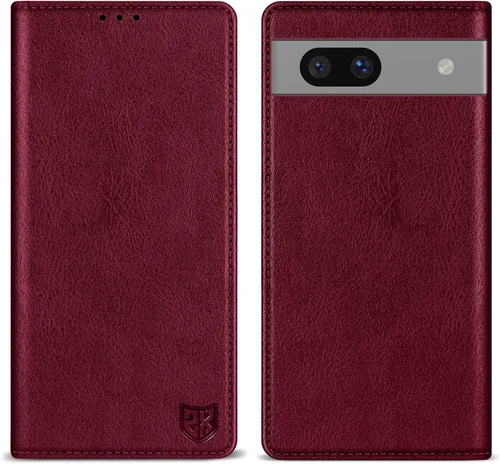 Vista 25 de ZZXX - Funda tipo cartera para Google Pixel 7, magnética fuerte de 6.3 Negro