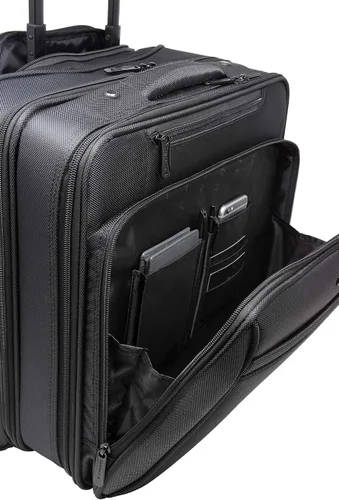 Vista 7 de Alpine Swiss Maletín con ruedas para laptop con ruedas para llevar durante la noche, cuaderno de hasta 15.6 pulgadas, lleva archivos de tamaño legal