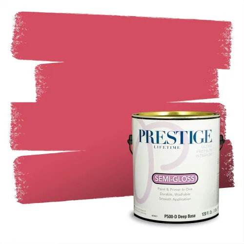 Vista 650 de Prestige Paints Pintura exterior e imprimación en uno, 1 galón, plano, coincidencia comparable de Valspar* Amber Rose*