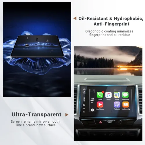 Vista 4 de Protector de pantalla de vidrio templado HD de 8 pulgadas Ridgeline 2020 para Ridgeline RT RTS Sport RTL RTL-T RTL-E de 8 pulgadas, protector