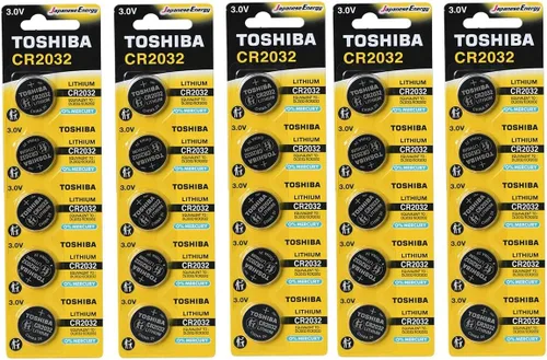 Vista 16 de Toshiba CR2032 3 Volt Pila de Litio Tipo Moneda (5 Baterías)