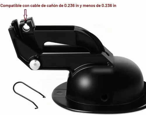 Vista 4 de Piezas de repuesto de mango de liberación reclinable universal y resistente, se adapta a Ashley, Lazy Boy y la mayoría de las marcas