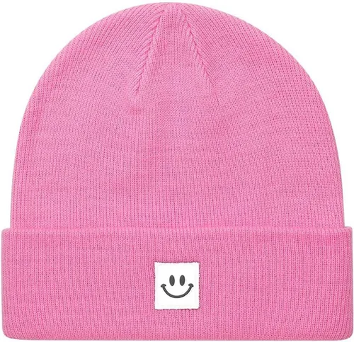 Vista 4 de MaxNova Gorro de punto con cara sonriente para hombres/mujeres
