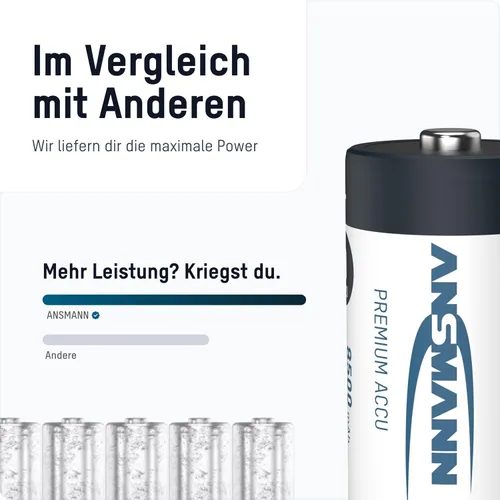 Vista 6 de Ansmann Max-E D 8500 mAh 2pk 5035362/01