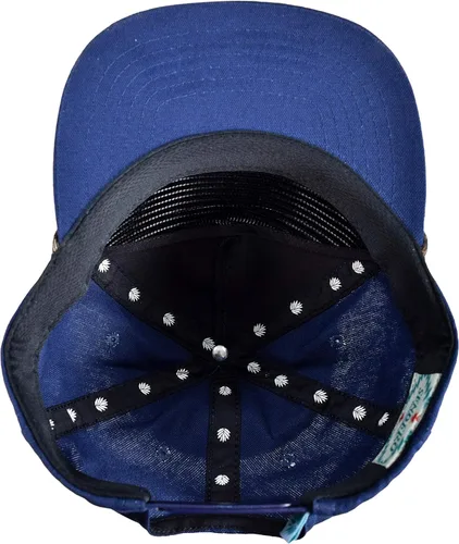 Vista 5 de Sendero Provisions Co. Where The Road Ends Adjustable Snapback Sombrero Azul