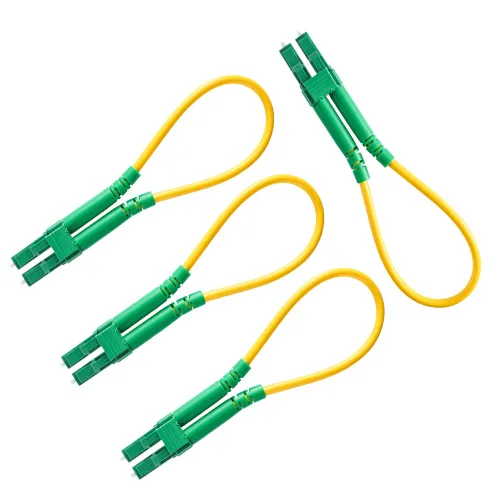 Vista 14 de GwliUni 4 unids OM3 Loopback Plug Tester Multimodo LC-UPC Fibra óptica Duplex Cable Adaptador 50/125