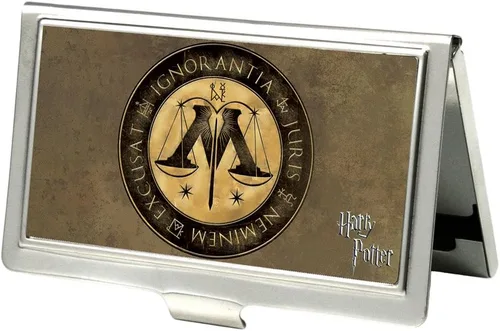 Vista 18 de Buckle-Down Tarjetero DMLE-DEPARTMENT OF MAGICAL LAW ENFORCEMENT Negro/Blanco - Pequeño DMLE Department of Magical Law Enforcement Black White