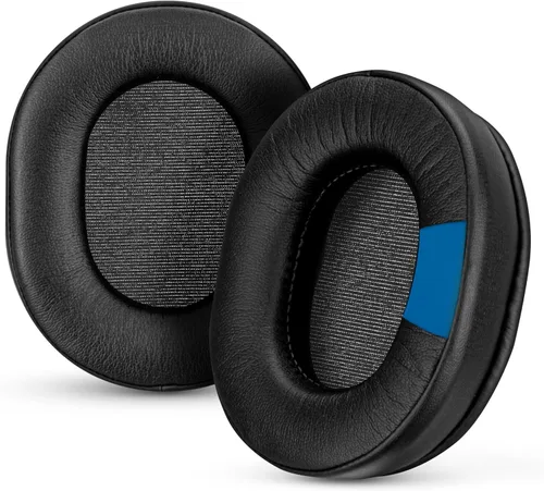 Vista 10 de Brainwavz Almohadillas de repuesto para auriculares SteelSeries Arctis 1, 3, 5, 7, 9X, Pro y Prime, espuma viscoelástica y piel sintética (negro)