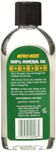 Vista 2 de AFRICARE Aceite mineral 100 porcentaje, 8.5 onzas