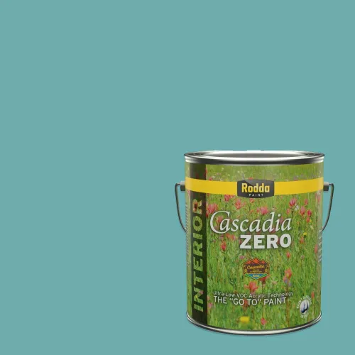 Vista 49 de Rodda Paint CASCADIA XL Pintura e imprimación satinada exterior en uno, cuarto de galón, Aquafir