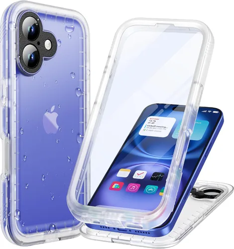 Vista 61 de Cozycase TOP - Funda impermeable militar IP68 para iPhone XR, resistente 360 a prueba de golpes, cuerpo completo, con protector de cámara