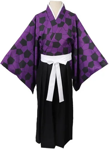 Vista 2 de Okazaki Kokushibou - Disfraz de kimono para cosplay de Halloween