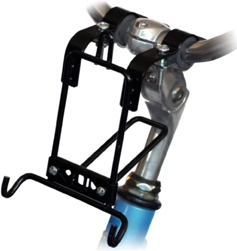 Vista 6 de Pet-Pilot MAX - Cesta de bicicleta para perro, 8 opciones de color para tu bicicleta (plata/gris)