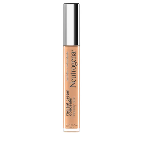 Vista 14 de Neutrogena Corrector de crema iluminadora radiante de piel saludable con péptidos y vitamina E antioxidante, crema correctora perfeccionadora