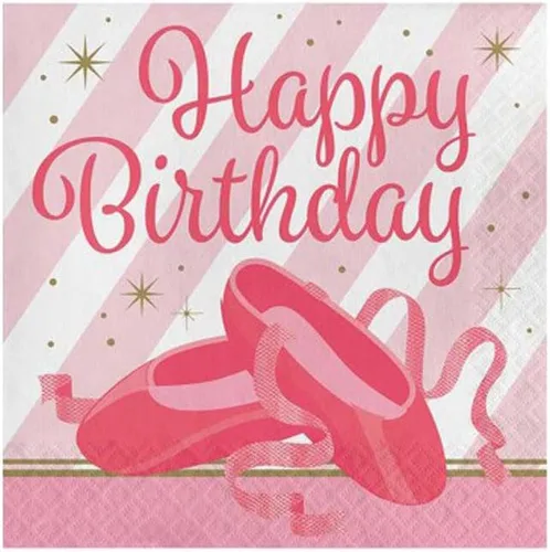 Vista 3 de Creative Converting Twinkle Toes 8 invitaciones para fiestas Rosa