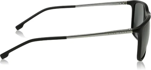 Vista 3 de Hugo Boss Gafas de sol BOSS-1182-S 003M9 Color negro mate plateado brillante