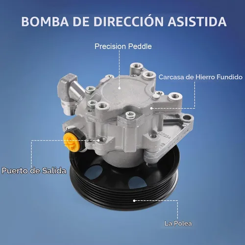 Vista 5 de Bomba de servodirección para Mercedes Benz ML320 ML350 ML430 ML500 ML55 AMG W163