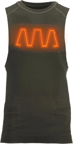 Vista 2 de Pnuma OUTDOORS IconX - Chaleco de capa base de ajuste cómodo con 3 ajustes de calor, batería recargable y cargador incluidos
