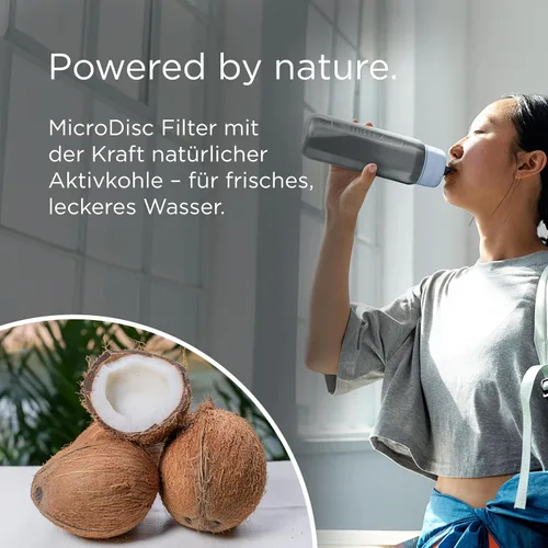 Vista 4 de Brita MicroDisc - Cartucho de filtro de agua, 1 unidad (paquete de 3), color blanco. Accesorios