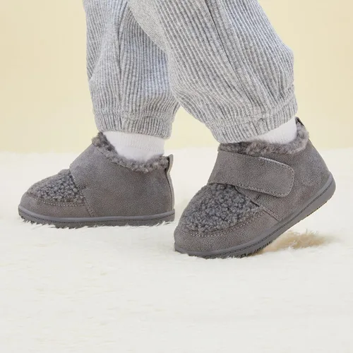 Vista 2 de BMCiTYBM Zapatos de bebé niño niña bebé zapatillas de invierno cálido antideslizante primeros caminantes 6-24 meses