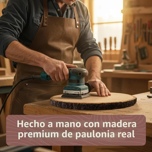 Vista 5 de KARAVELLA Rebanadas de madera grandes para centros de mesa, centros de mesa de madera para mesas, centro de mesa de boda rústico, losas de madera