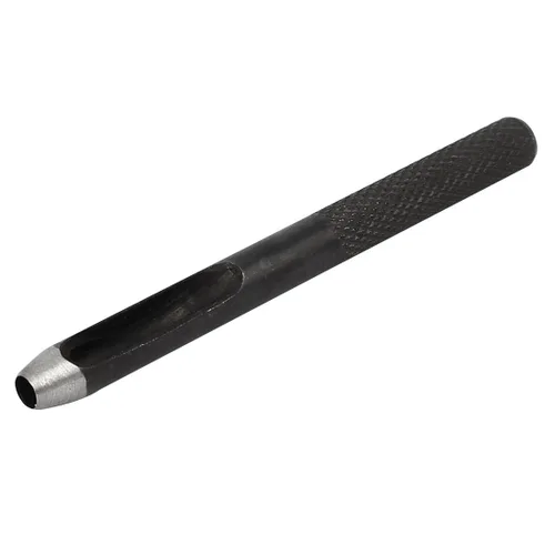 Vista 8 de uxcell Perforador hueco de la caña moleteada del metal del diámetro de 3.3 ft m para la correa de la junta de cuero