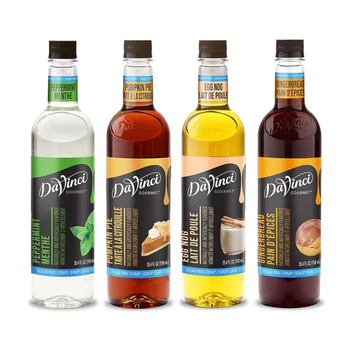 Vista 62 de DaVinci Gourmet - Jarabe de nueces de macadamia sin azúcar, 25.4 onzas líquidas (paquete de 4)