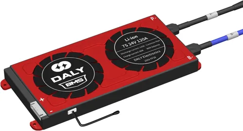 Vista 49 de DALY Smart BMS 24V L-ion 7S 30A con módulo Bluetooth programa de restablecimiento de puerto común para paquete de batería de litio DIY