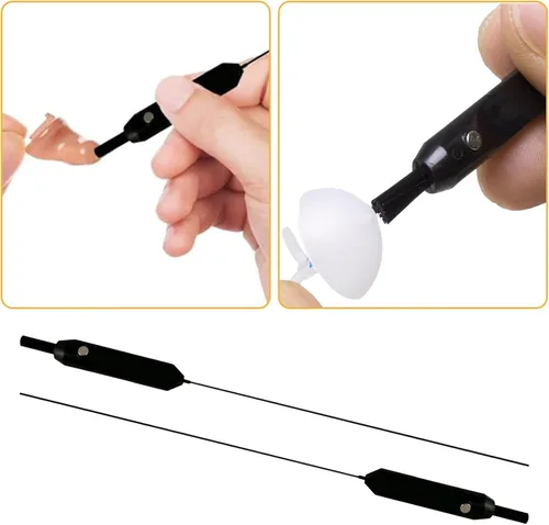 Vista 6 de JEPELUS Kit de limpieza de audífonos de 4 piezas, suministros de accesorios