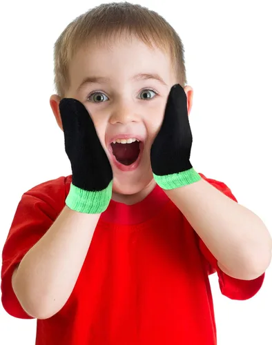 Vista 2 de 3 pares de guantes elásticos para niños