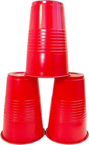 Vista 3 de Vasos desechables de plástico para fiestas, 16 onzas, perfectos para restaurantes, bares, bodas, fiestas, eventos, proyectos de bricolaje y más