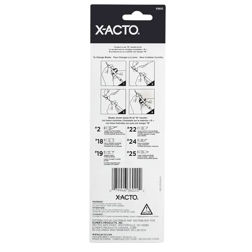 Vista 2 de ELMERS X-Acto #2 Cuchillo con tapa (X3002)