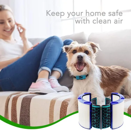 Vista 4 de MaximalPower Filtro HEPA y filtro de carbono para purificador de aire Dyson TP04 HP04 DP04 – Filtro de repuesto para ventilador de purificador puro